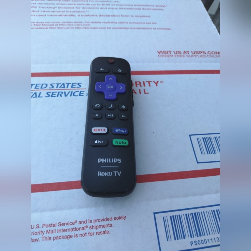 Philips tv Remote Control for Roku TV Used Tested Works Great